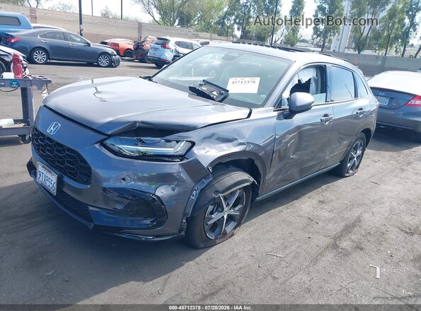 3CZRZ1H73SM749969 2025 HONDA HR-V Gray Առջևի ձախ երեք քառորդ տեսարան