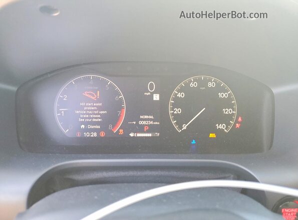 3CZRZ1H74PM718818 2023 HONDA HR-V White Widok zestawu wskaźników
