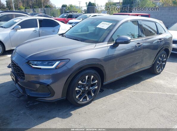 3CZRZ1H74VM700901 2027 HONDA HR-V Gray Առջևի ձախ երեք քառորդ տեսարան