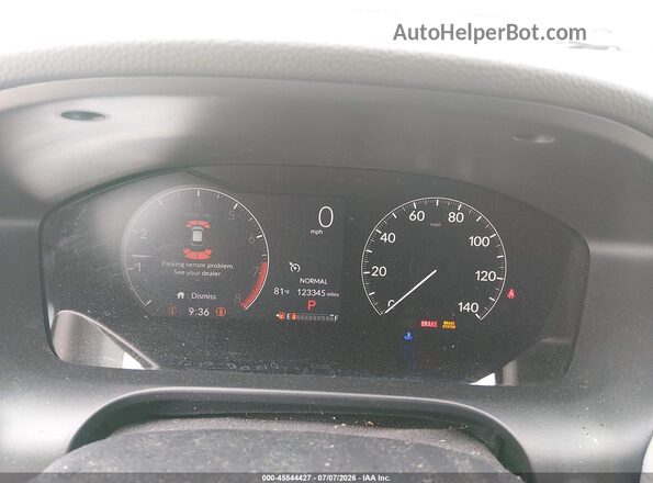 3CZRZ1H75PM700330 2023 HONDA HR-V White Հետևի նստատեղերի տեսք