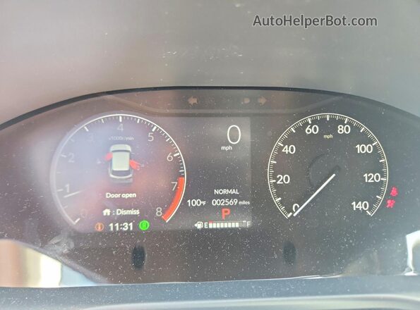 3CZRZ1H75VM702060 2027 HONDA HR-V Gray Vista del cuadro de instrumentos