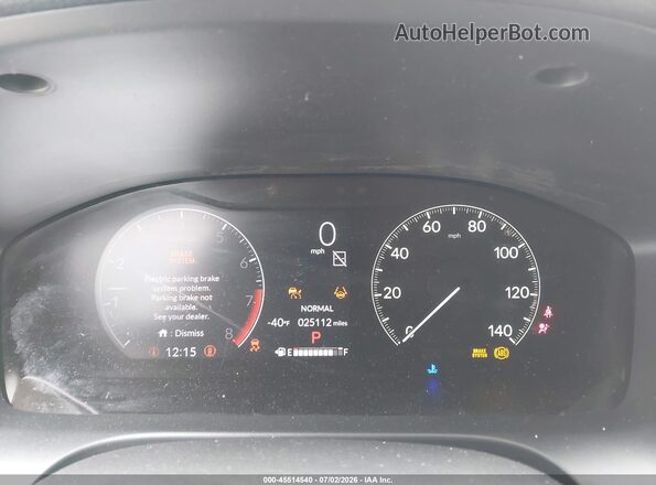 3CZRZ1H76RM704938 2024 HONDA HR-V White Vista de los asientos traseros