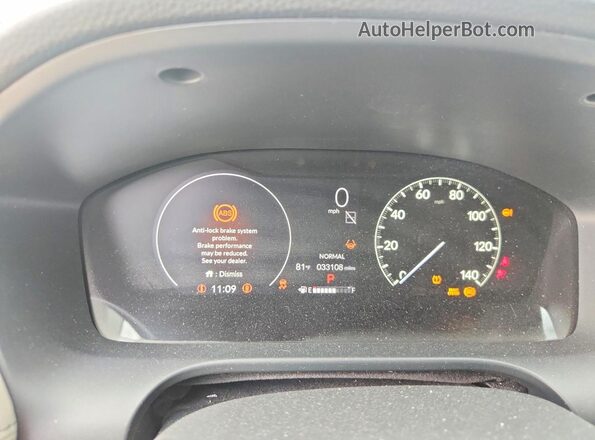 3CZRZ1H77PM744927 2023 HONDA HR-V Teal Vista del cuadro de instrumentos