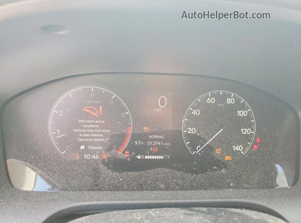 3CZRZ1H77RM740895 2024 HONDA HR-V Teal Սարքավորումների վահանակի տեսք