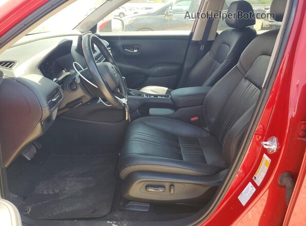 3CZRZ1H78RM709784 2024 HONDA HR-V Red Widok wnętrza z przodu