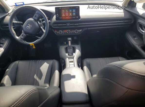 3CZRZ1H79PM744475 2023 HONDA HR-V Blue Dashboard view
