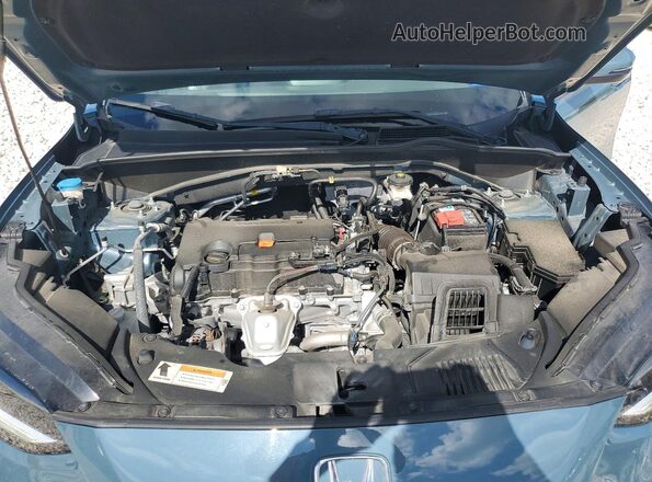 3CZRZ1H79PM744475 2023 HONDA HR-V Blue Engine compartment view