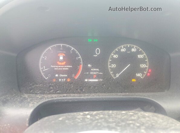 3CZRZ1H79RM710328 2024 HONDA HR-V Turquoise Widok zestawu wskaźników