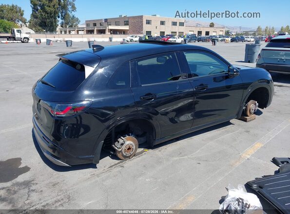 3CZRZ1H79RM722026 2024 HONDA HR-V Black უკანა მარჯვენა