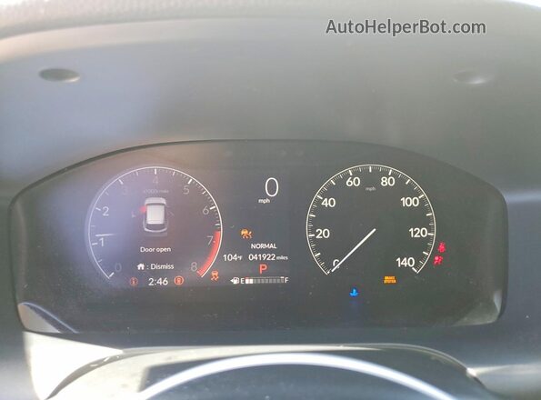 3CZRZ1H7XPM702669 2023 HONDA HR-V White Սարքավորումների վահանակի տեսք