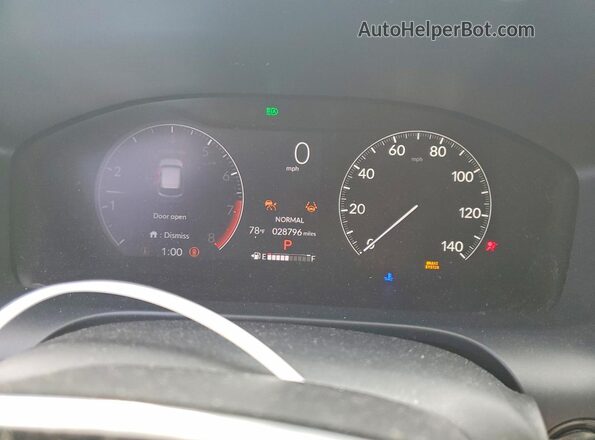 3CZRZ1H7XPM730875 2023 HONDA HR-V Silver Սարքավորումների վահանակի տեսք