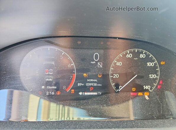 3CZRZ2H30RM758318 2024 HONDA HR-V Gray Vista del cuadro de instrumentos