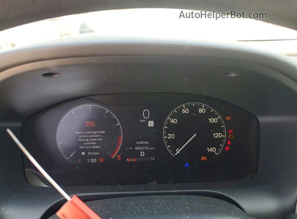 3CZRZ2H30SM704412 2025 HONDA HR-V Silver Instrument cluster view