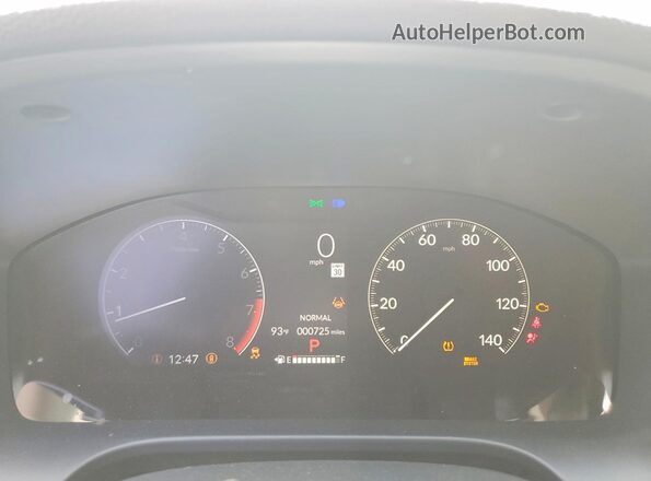 3CZRZ2H30TM724791 2026 HONDA HR-V White ხელსაწყოთა პანელის ხედი