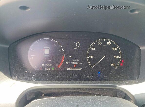 3CZRZ2H31SM749536 2025 HONDA HR-V Black Вид щитка приладів