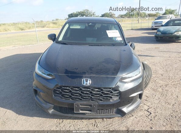 3CZRZ2H32SM786627 2025 HONDA HR-V Black ხელსაწყოთა პანელის ხედი