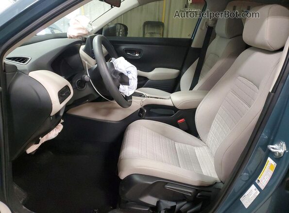 3CZRZ2H33PM746712 2023 HONDA HR-V Бирюзовый Вид салона спереди