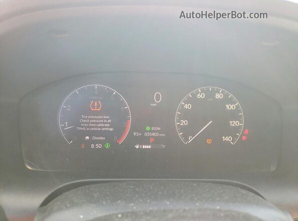 3CZRZ2H33RM702020 2024 HONDA HR-V Серебряный Вид щитка приборов