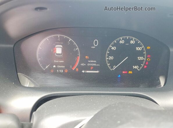 3CZRZ2H33SM710138 2025 HONDA HR-V White Вид щитка приладів