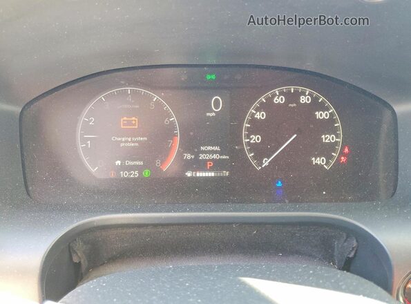 3CZRZ2H34RM743529 2024 HONDA HR-V Blue Սարքավորումների վահանակի տեսք