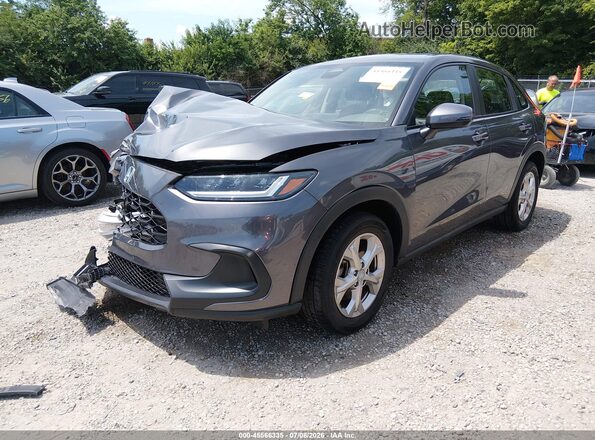 3CZRZ2H34RM777664 2024 HONDA HR-V Gray Առջևի ձախ երեք քառորդ տեսարան