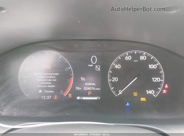 3CZRZ2H34RM777664 2024 HONDA HR-V Gray Հետևի նստատեղերի տեսք