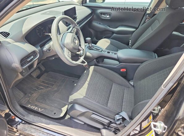 3CZRZ2H34RM779981 2024 HONDA HR-V Black Widok wnętrza z przodu