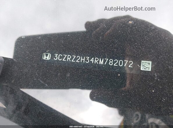 3CZRZ2H34RM782072 2024 HONDA HR-V Black 