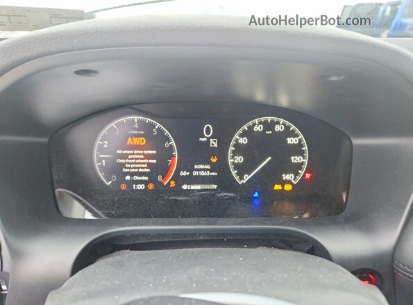 3CZRZ2H35SM778893 2025 HONDA HR-V White Instrument cluster view