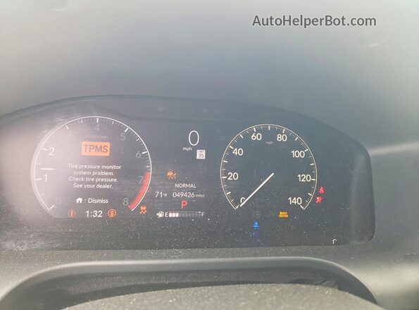 3CZRZ2H36RM714968 2024 HONDA HR-V Gray Widok zestawu wskaźników