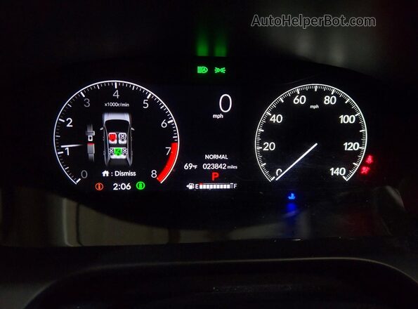 3CZRZ2H36RM759490 2024 HONDA HR-V Белый Вид щитка приборов