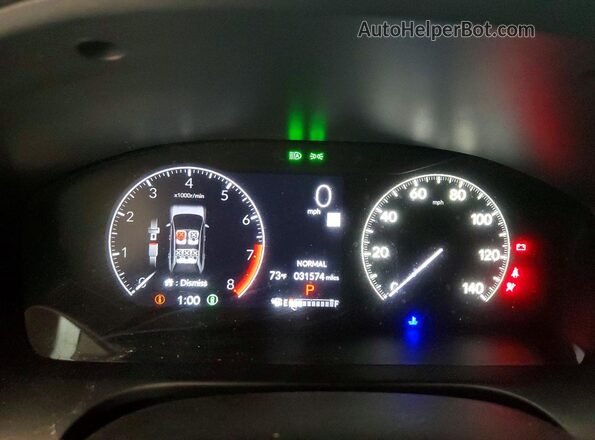 3CZRZ2H36RM761966 2024 HONDA HR-V White Vista del cuadro de instrumentos