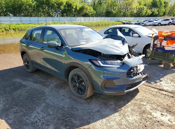 3CZRZ2H38PM748276 2023 HONDA HR-V Blue Przód prawy