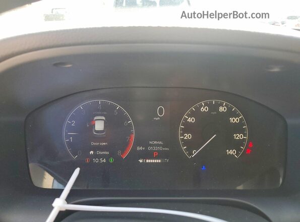 3CZRZ2H38RM785895 2024 HONDA HR-V Gray ხელსაწყოთა პანელის ხედი