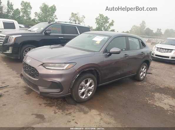3CZRZ2H39RM725088 2024 HONDA HR-V Серый Передняя левая четверть