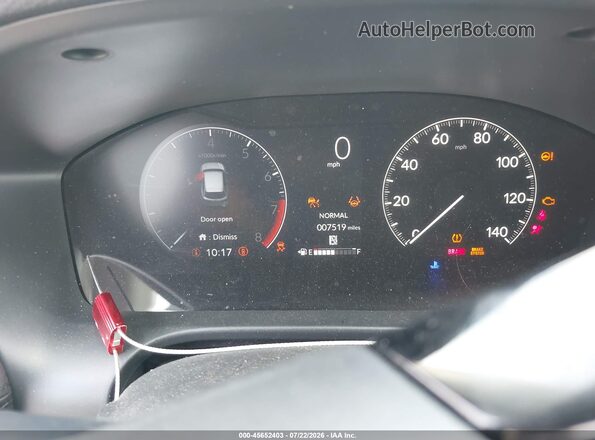 3CZRZ2H39SM797060 2025 HONDA HR-V White უკანა სავარძლების ხედი