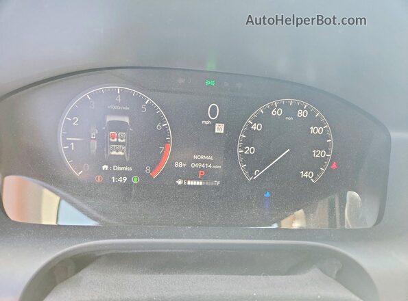 3CZRZ2H3XPM711116 2023 HONDA HR-V White Widok zestawu wskaźników