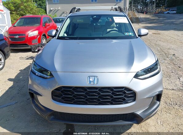 3CZRZ2H3XRM725388 2024 HONDA HR-V Silver ხელსაწყოთა პანელის ხედი