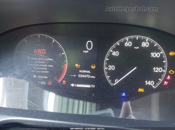 3CZRZ2H3XRM727724 2024 HONDA HR-V Gray Հետևի նստատեղերի տեսք