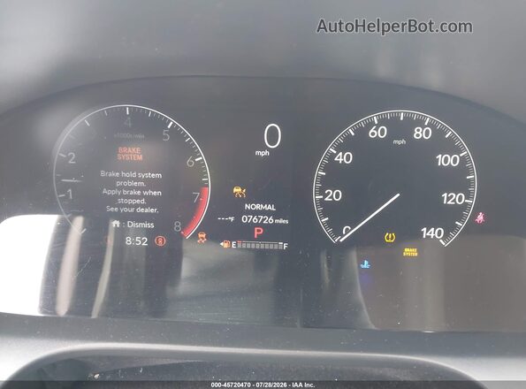 3CZRZ2H3XSM703266 2025 HONDA HR-V White უკანა სავარძლების ხედი
