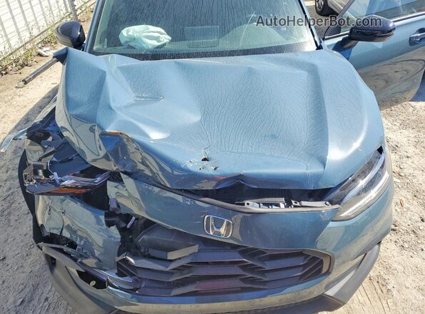 3CZRZ2H50PM750346 2023 HONDA HR-V Blue Vista del compartimento del motor