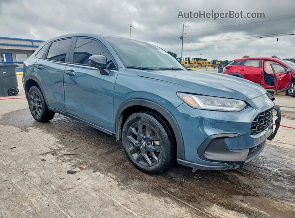 3CZRZ2H50RM709928 2024 HONDA HR-V Blue Front right