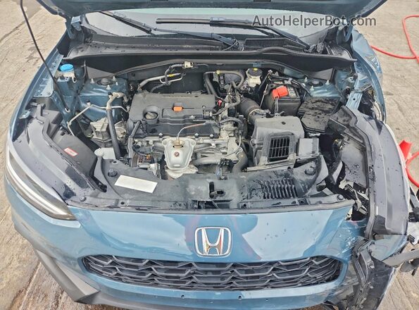 3CZRZ2H50RM709928 2024 HONDA HR-V Blue Engine compartment view