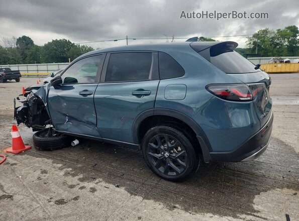 3CZRZ2H50RM709928 2024 HONDA HR-V Blue Rear left