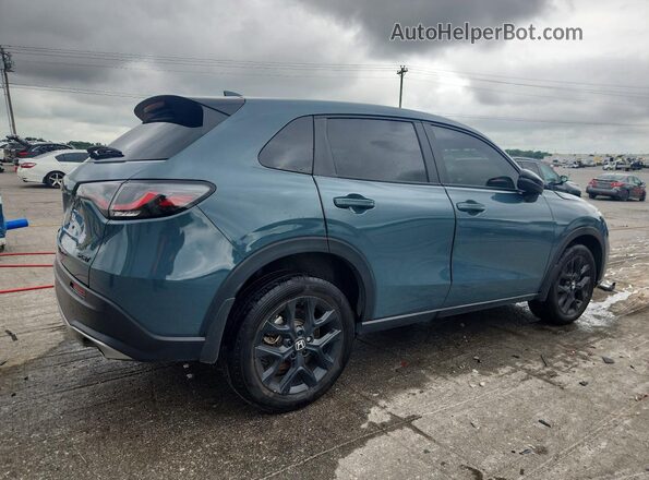 3CZRZ2H50RM709928 2024 HONDA HR-V Blue Rear right