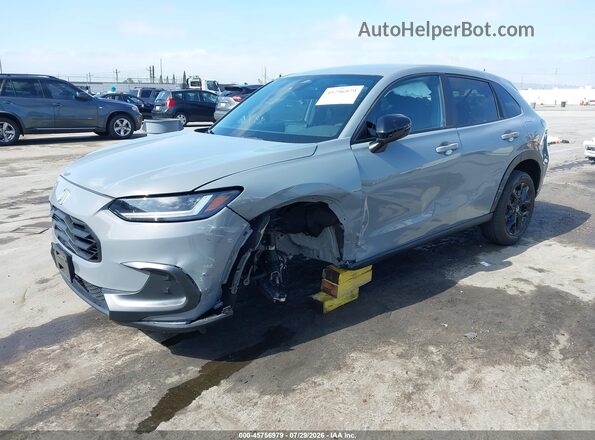3CZRZ2H50RM710786 2024 HONDA HR-V Gray Передня ліва чверть