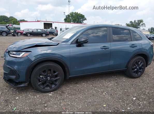 3CZRZ2H50RM717270 2024 HONDA HR-V Light Blue Widok wnętrza 360 stopni