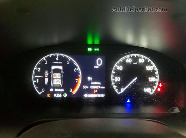3CZRZ2H50RM735459 2024 HONDA HR-V Gray ხელსაწყოთა პანელის ხედი