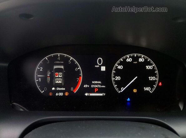 3CZRZ2H50TM742466 2026 HONDA HR-V Blue Widok zestawu wskaźników