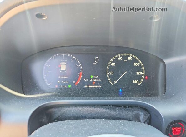 3CZRZ2H51PM727741 2023 HONDA HR-V Black Սարքավորումների վահանակի տեսք